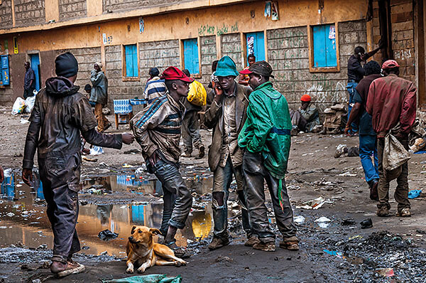 Straßenkinder in Nairobi